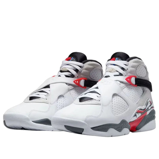 305381 100 Air Jordan 8 Retro "Bugs Bunny" White True Red (2025)