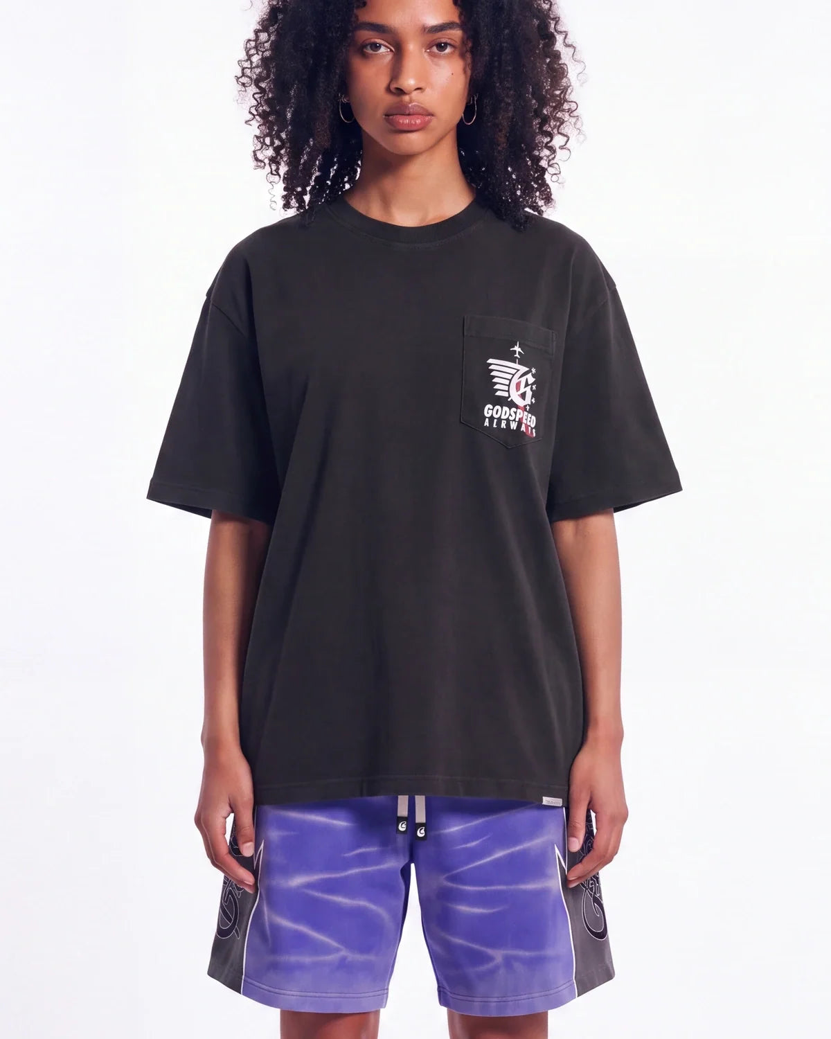Godspeed GS Air Paris Pocket Tee Black Wash