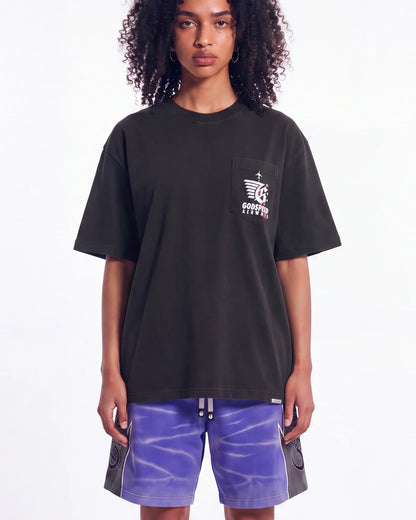 Godspeed GS Air Paris Pocket Tee Black Wash