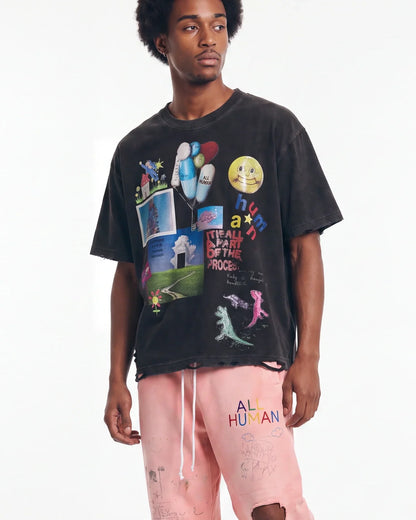 All Human Requiem For A Dream Tee Black