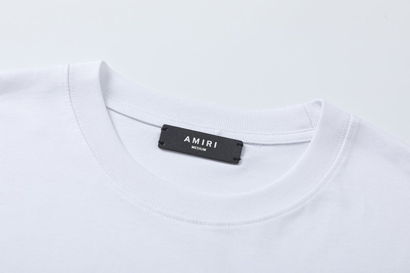 AMRI Staggered Logo Print Cotton Jersey T-Shirt