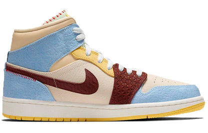 CU2803 200 Air Jordan 1 Mid SE Fearless Maison Chateau Rouge