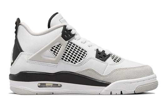 408452 111 Air Jordan 4 Retro Military Black (GS)