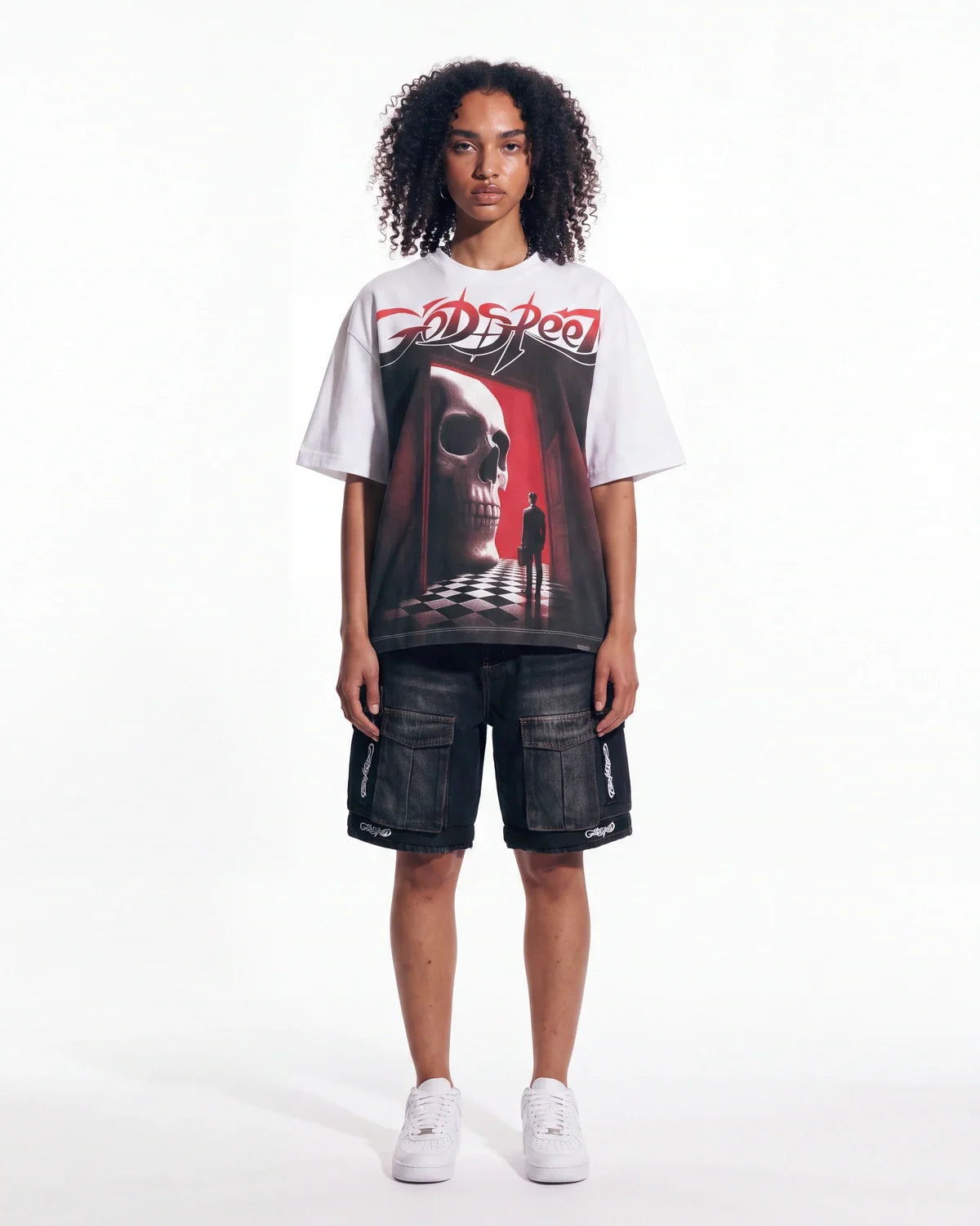 Godspeed Fate's Doorstep Tee Snow