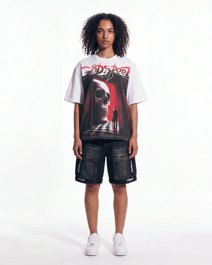 Godspeed Fate's Doorstep Tee Snow