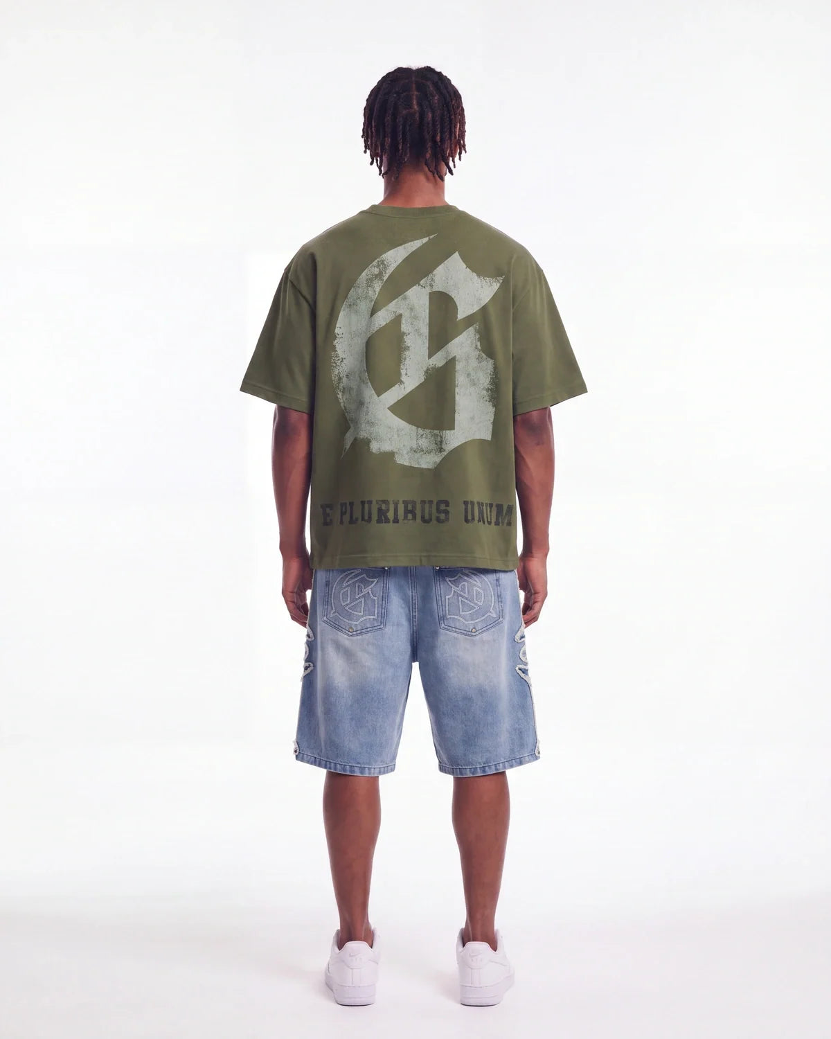 Godspeed Collegiate Tee Olive Wash