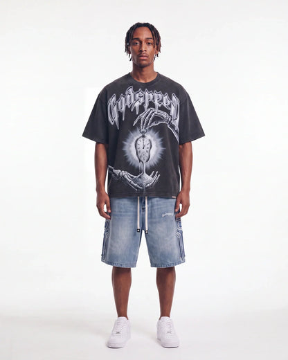 Godspeed Borrowed Time Tee Black Wash
