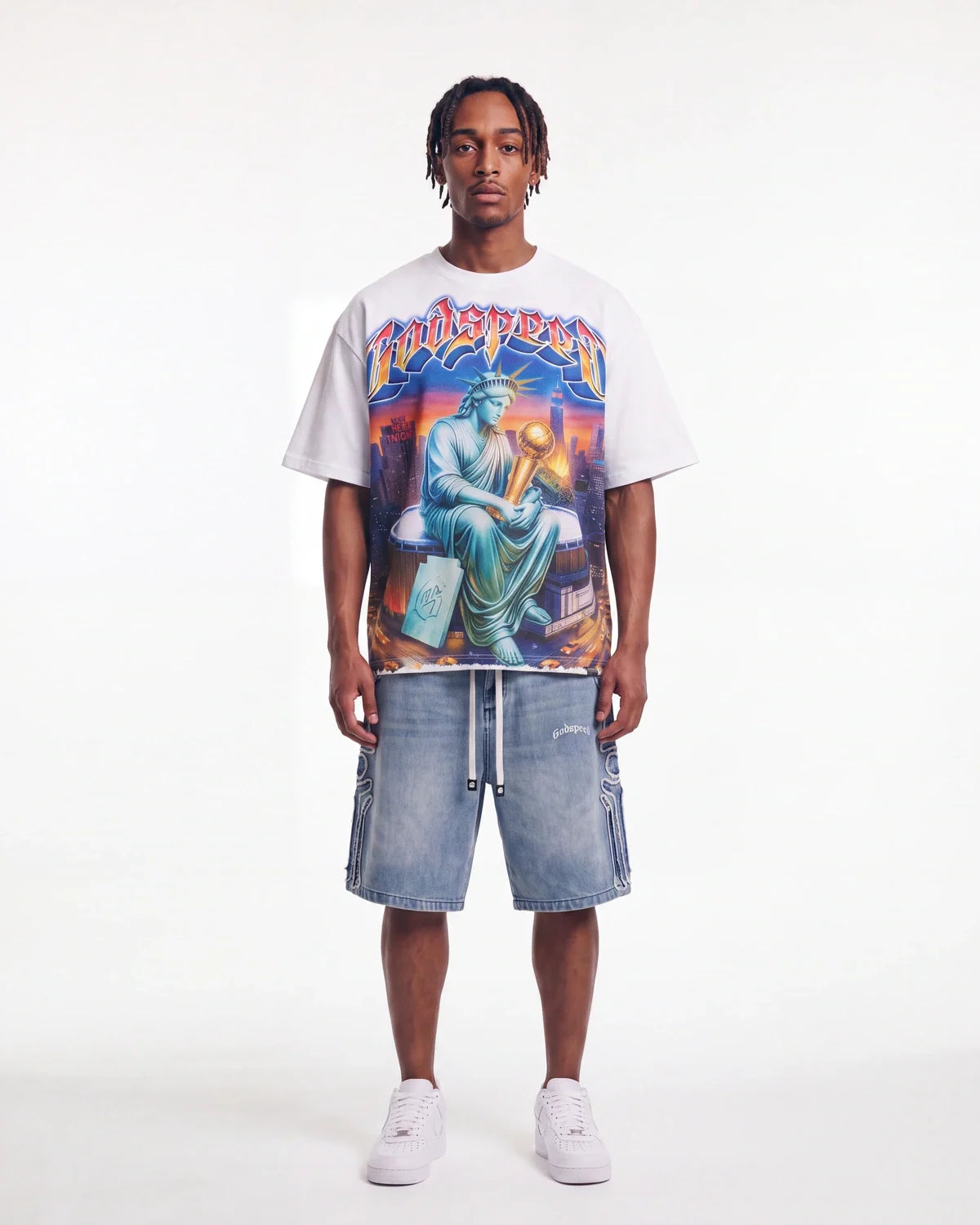 Godspeed Finally Tee White