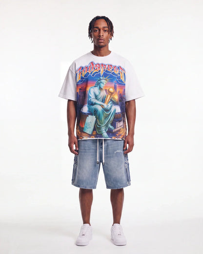 Godspeed Finally Tee White