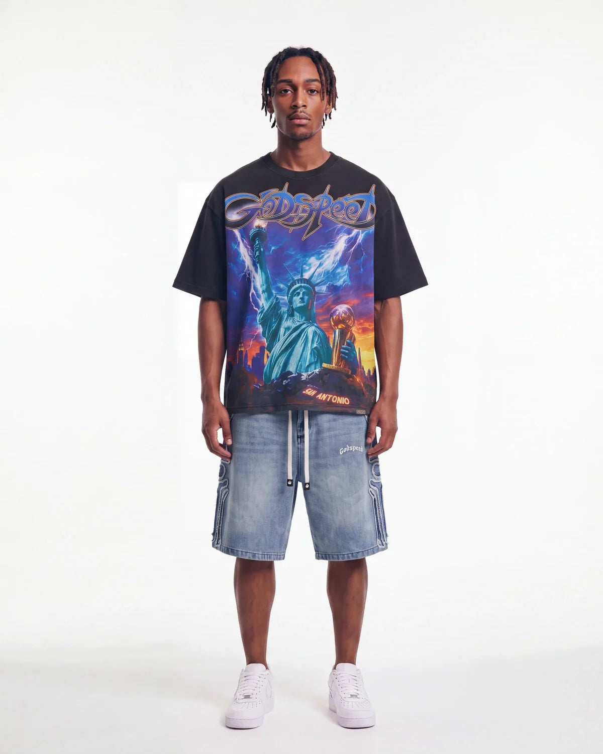 Godspeed Liberty Reigns Tee Black