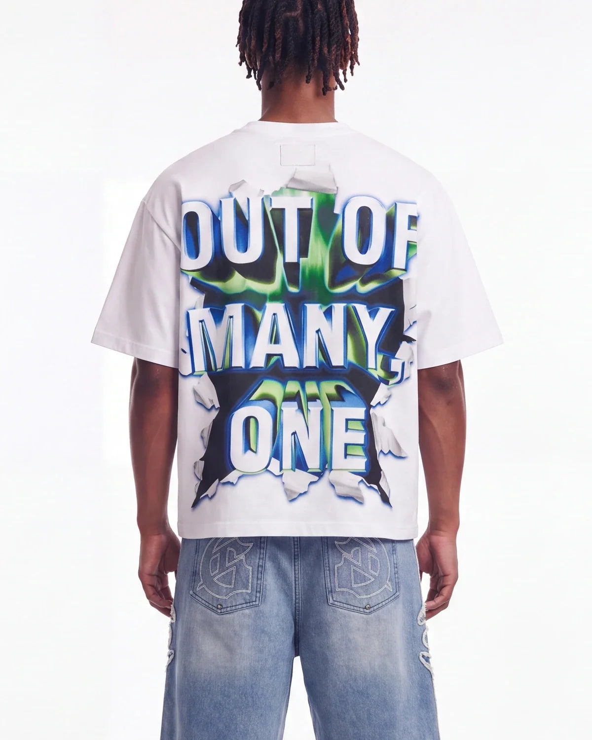 Godspeed Neighborhood Watch Tee White