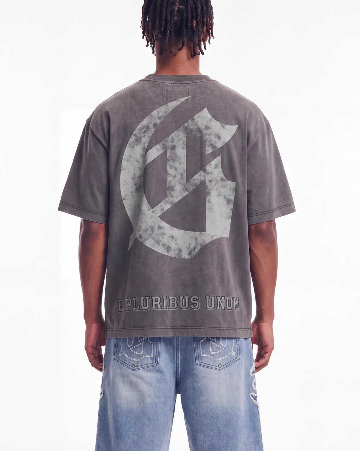 Godspeed Collegiate Tee Grey Wash