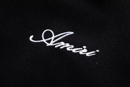AMRI bone embroidered baseball jacket