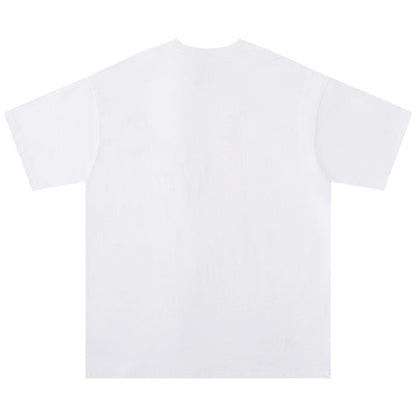 AMRI flower letter logo print T-Shirts