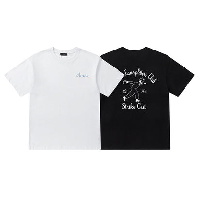 AMRI Lanesplitters logo-print cotton T-Shirt