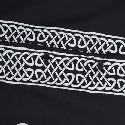 AMRI Ouija Board Bowling Shirt In Black