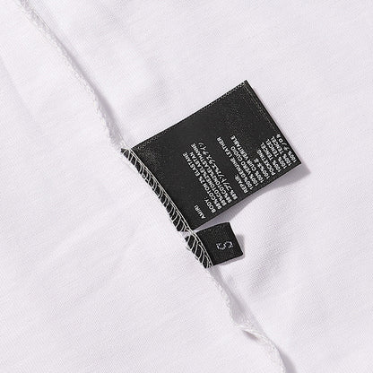 AMRI White Cotton T-shirt