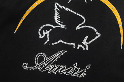 AMRI Crystal Pegasus Graphic T-Shirt