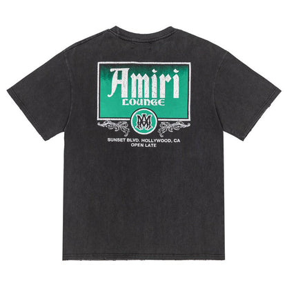 AMRI Lounge Crystal Embellished Cotton Graphic T-Shirt