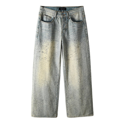 Purple Brand Crystal Diamond Jeans #107