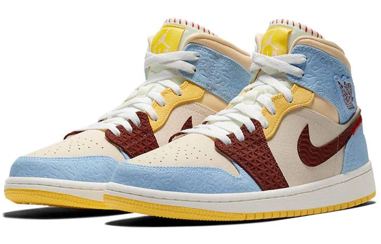CU2803 200 Air Jordan 1 Mid SE Fearless Maison Chateau Rouge