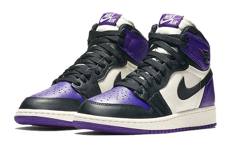 575441 501 Air Jordan 1 Retro High Court Purple (GS)