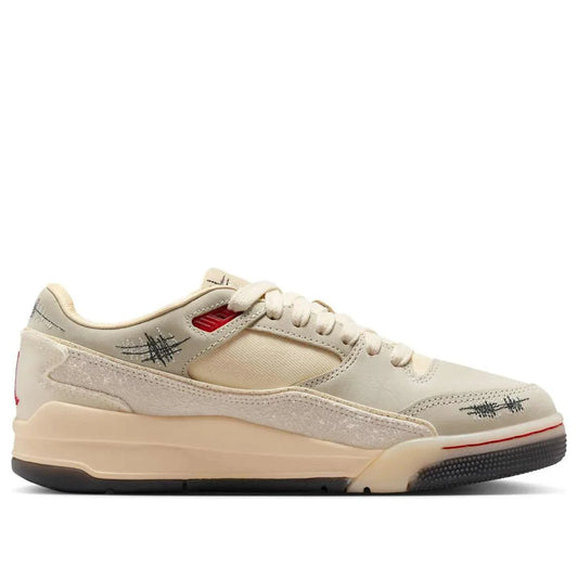 HQ2958 100 Air Jordan Flight Court Who Decides War Coconut Milk (Women's)