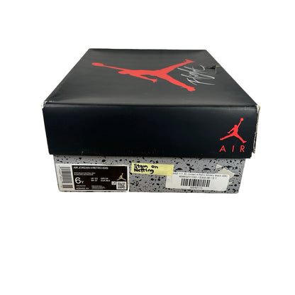 408452 111 Jordan 4 Retro Military Black (GS) - 6 Y (Stain On Netting)