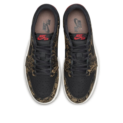 IV6750 001  Air Jordan 1 Retro Low OG Laser Black University Red