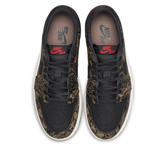 IV6750 001  Air Jordan 1 Retro Low OG Laser Black University Red