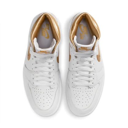 FD2596 107 Air Jordan 1 Retro High OG Metallic Gold (Women's)