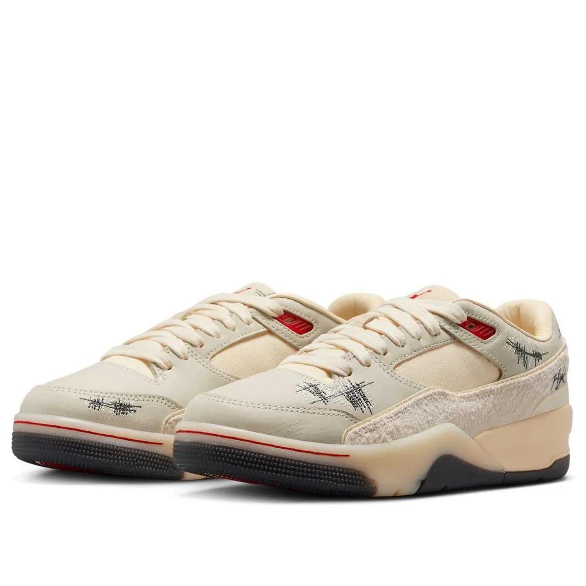 HQ2958 100 Air Jordan Flight Court Who Decides War Coconut Milk (Women's)