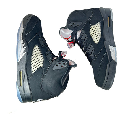 845035 003 Air Jordan 5 Retro Black Metallic (2016) - 11.5 M (Yellowing3)
