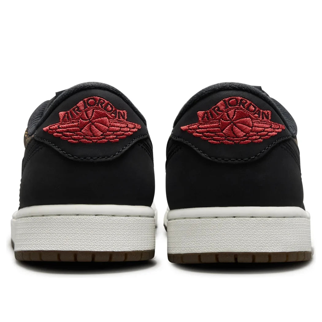 IV6750 001  Air Jordan 1 Retro Low OG Laser Black University Red