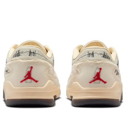 HQ2958 100 Air Jordan Flight Court Who Decides War Coconut Milk (Women's)