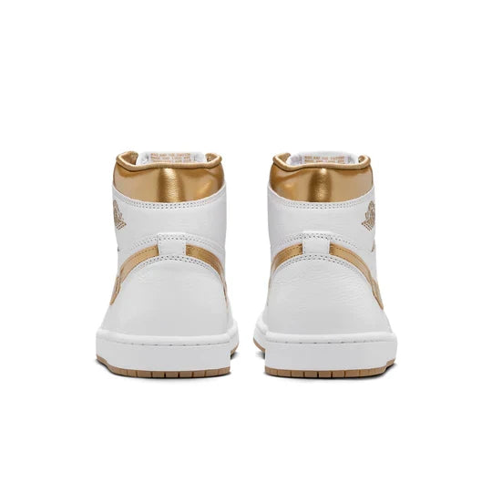 FD2596 107 Air Jordan 1 Retro High OG Metallic Gold (Women's)