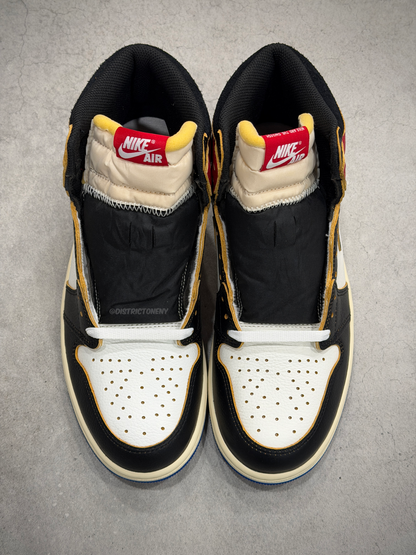 IO7847 002 Air Jordan 1 Retro High OG SP Fragment x Union LA Varsity Red Sport Royal