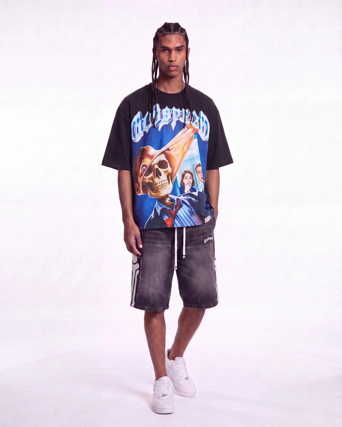 Godspeed Mask Off Tee Black Wash