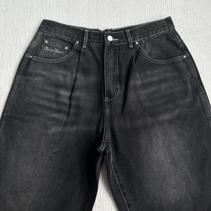 Broken P Denim Jeans Shorts