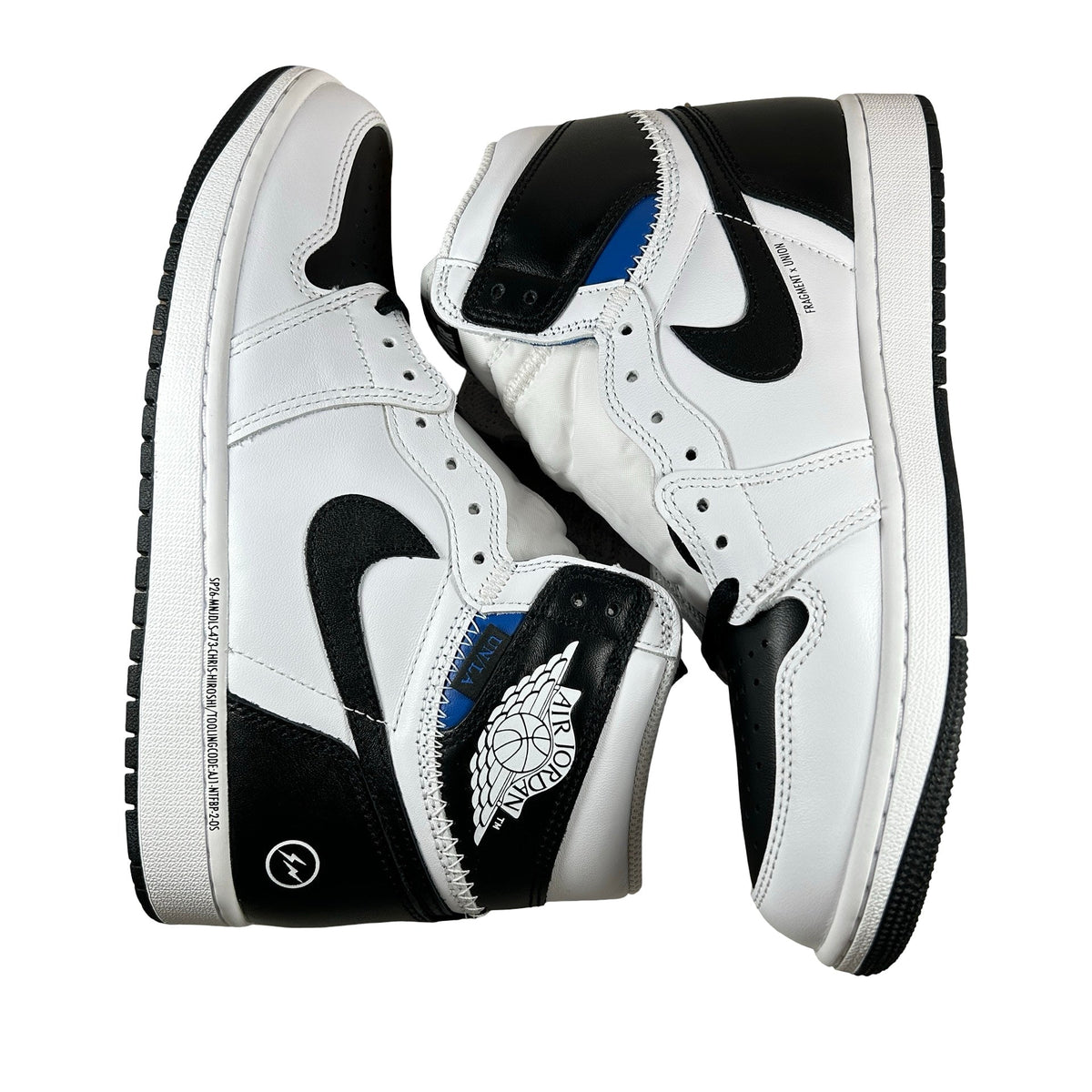 II7282 100 Air Jordan 1 Retro High OG SP Fragment x Union LA White Black