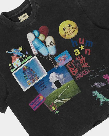All Human Requiem For A Dream Tee Black
