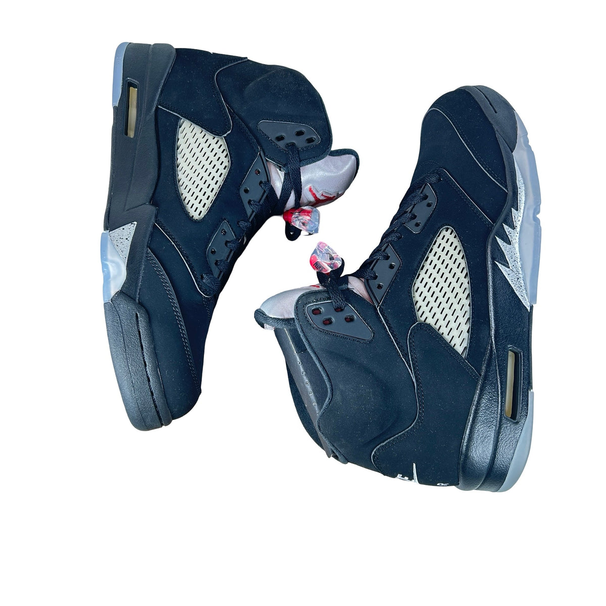 845035 003 Air Jordan 5 Retro Black Metallic (2016) - 11.5 M (Yellowing3)