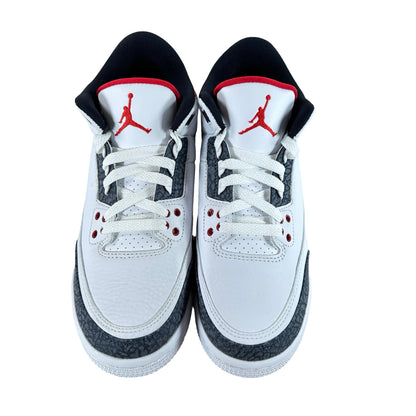 CZ6634 100 Jordan 3 Retro SE Fire Red Denim (GS) - 7 Y (Yellowing Tab)