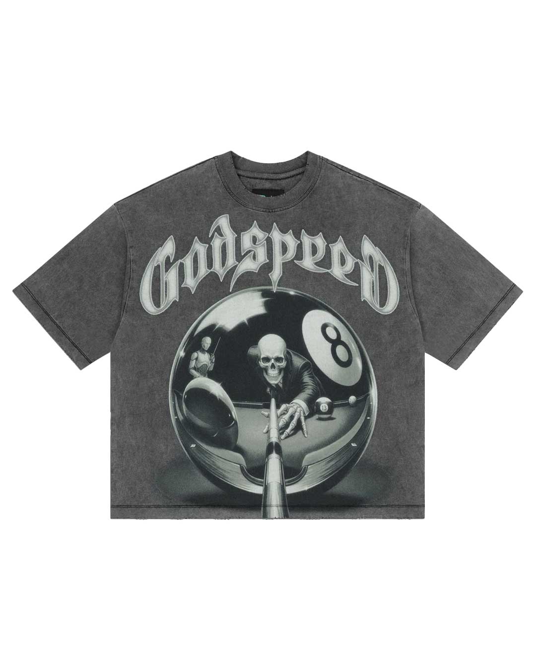 Godspeed 8Ball CP Tee Grey Wash