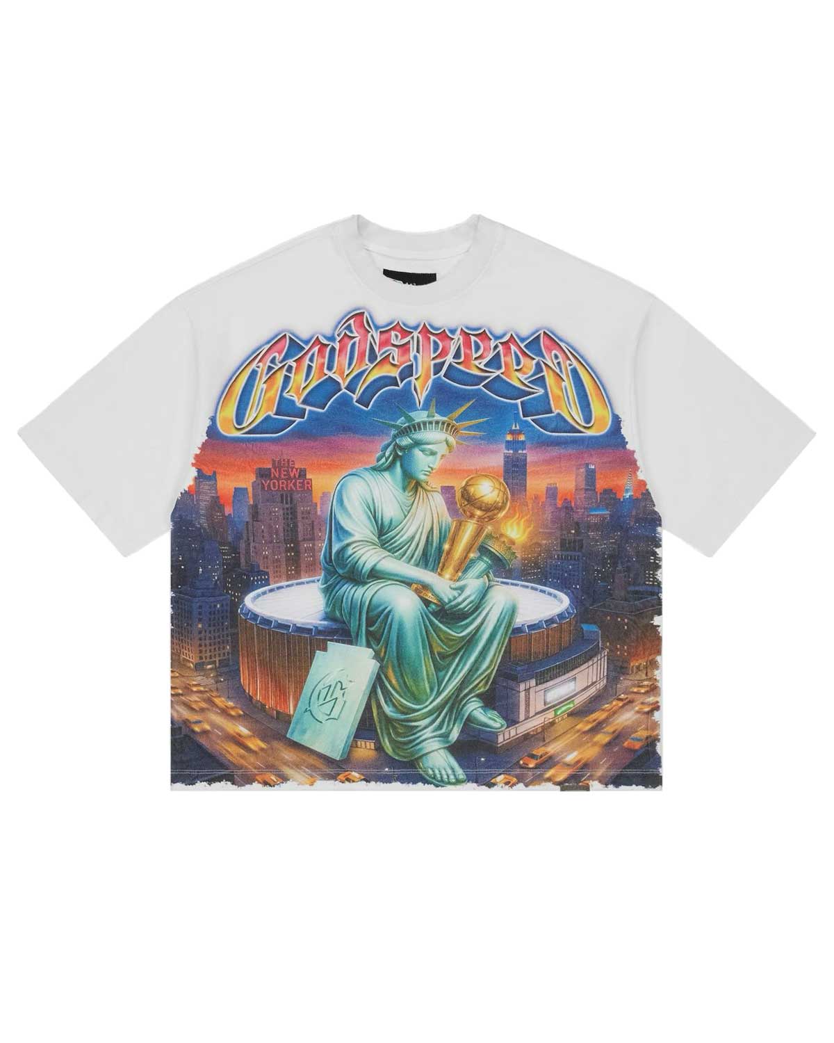 Godspeed Finally Tee White