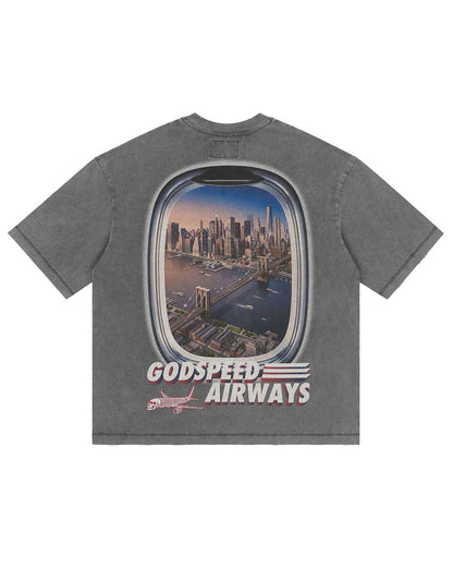 Godspeed GS Air NYC Pocket Tee Grey