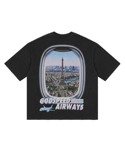 Godspeed GS Air Paris Pocket Tee Black Wash