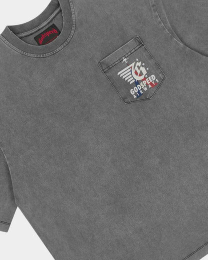 Godspeed GS Air Paris Pocket Tee Grey