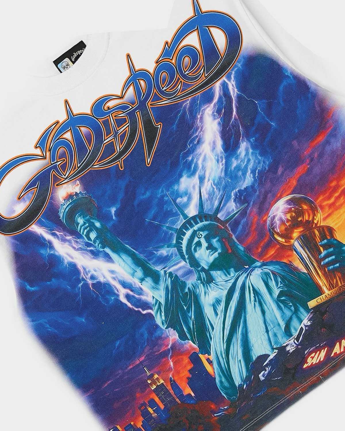 Godspeed Liberty Reigns Tee White
