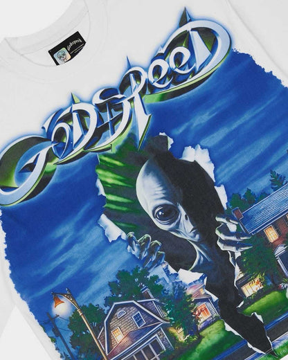 Godspeed Neighborhood Watch Tee White